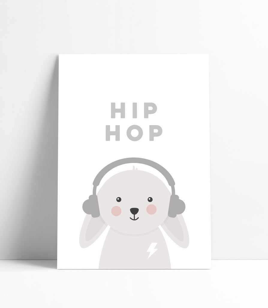 Hip Hop Bunny Digital Print