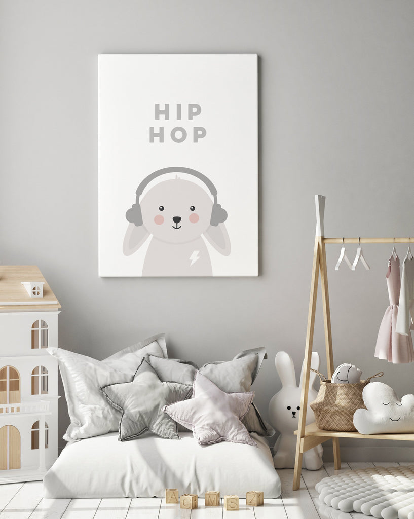 Hip Hop Bunny 8X10 Art Print