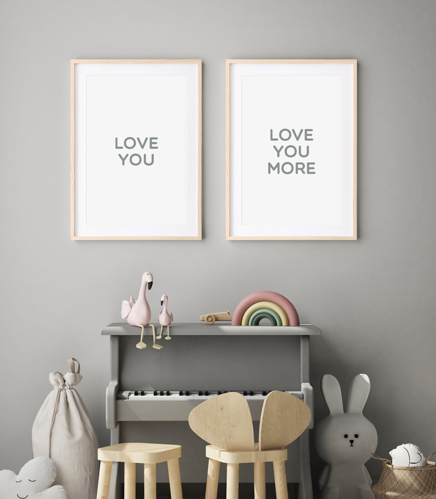 Love You More Print - The Urban Nursery